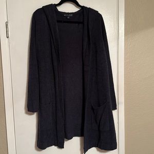 Hooded cardigan by barefoot dreams